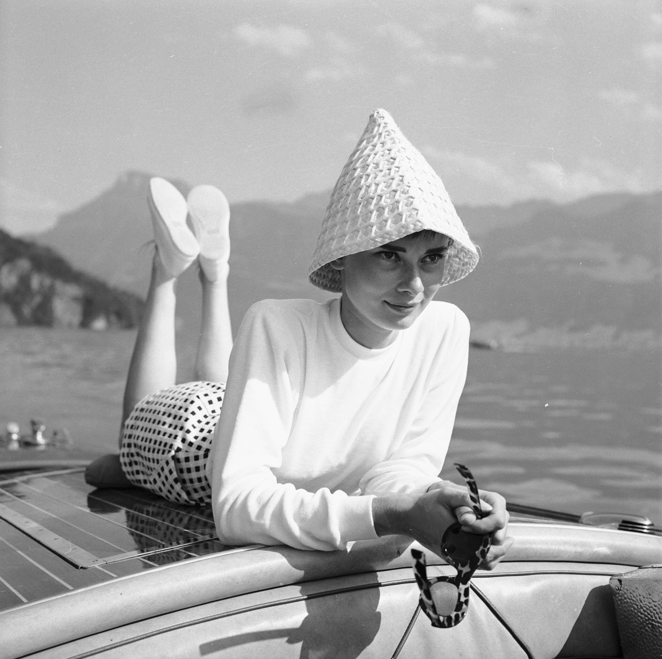 Audrey Hepburn en baskets blanches